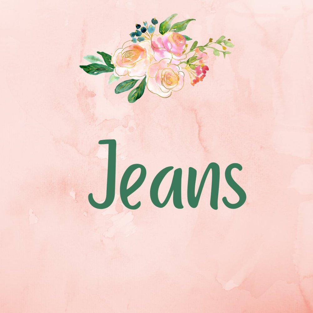 JEANS, various sizes, styles, and colors